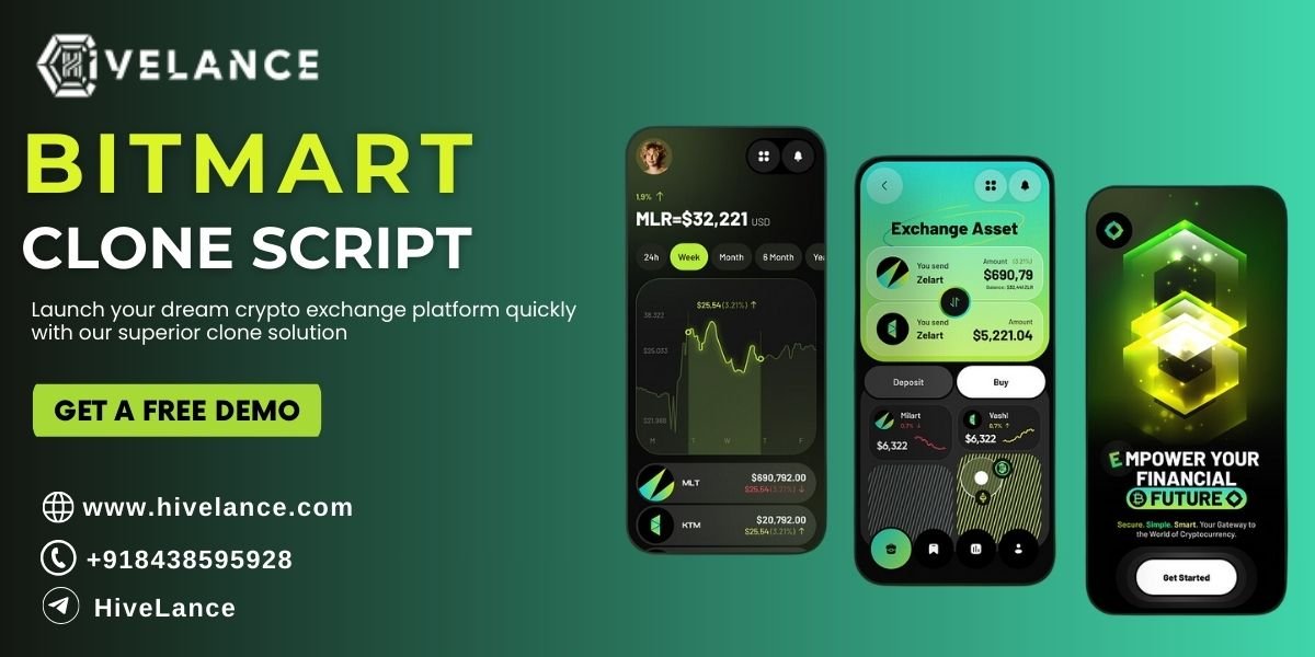 BitMart Clone Script: Business-Ready Solution to Enter the Crypto Trading Market